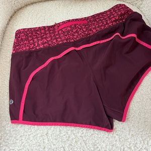 Lululemon running shorts. Size 6.